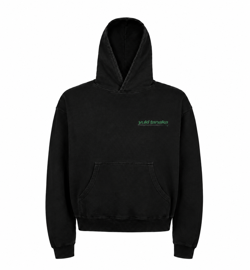 Black oversized original hoodie