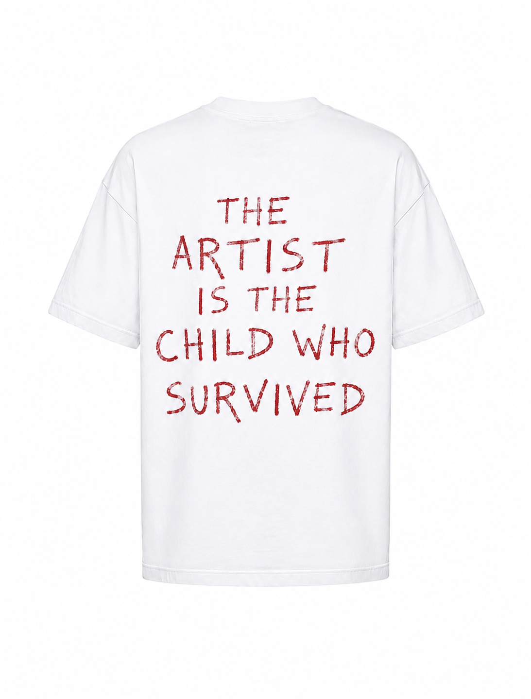 Oversized T-shirt "for the artist"