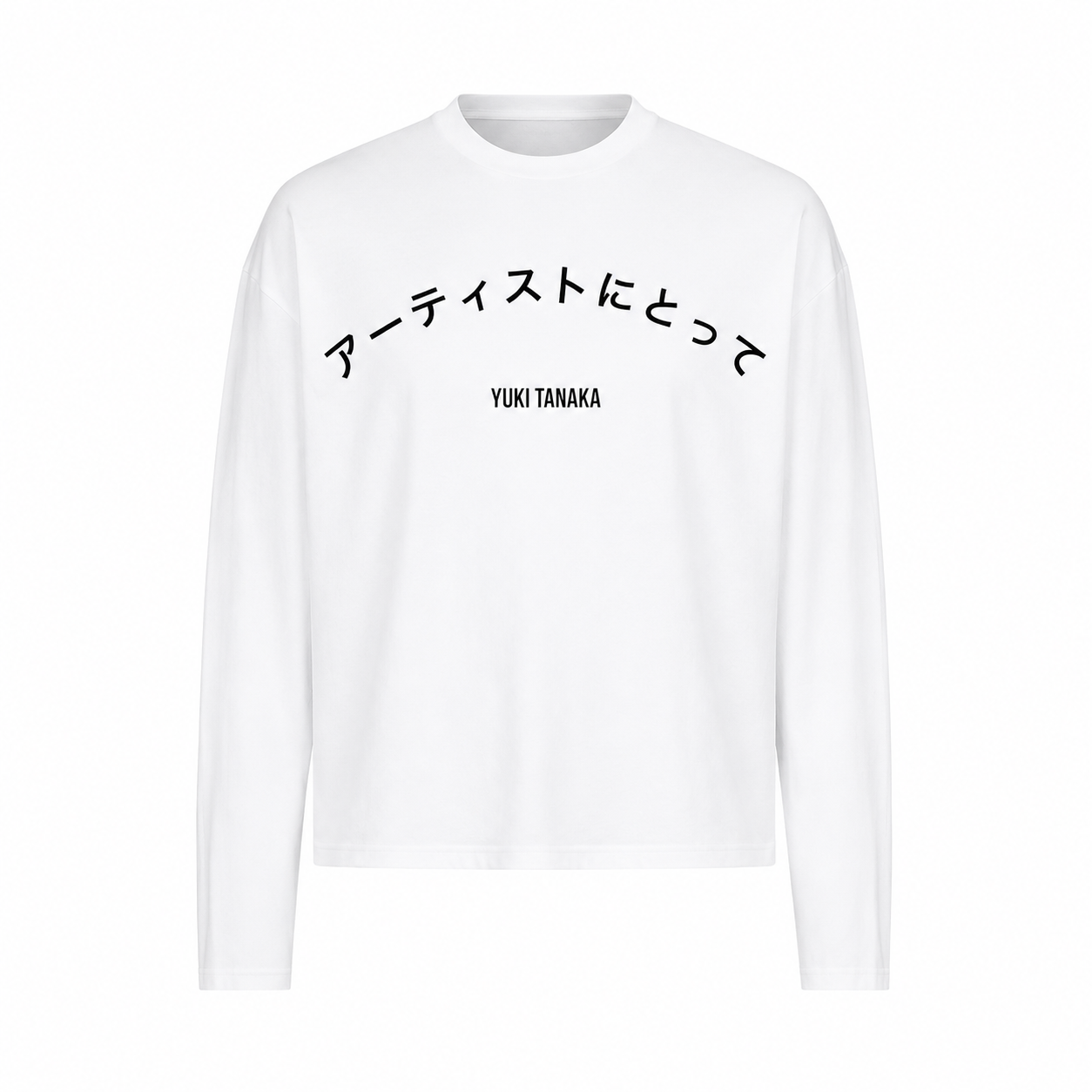 Yuki white oversized LS