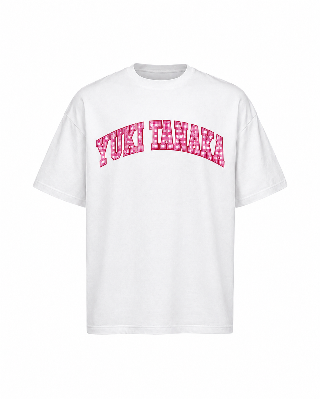 White oversized "college girl" t-shirt