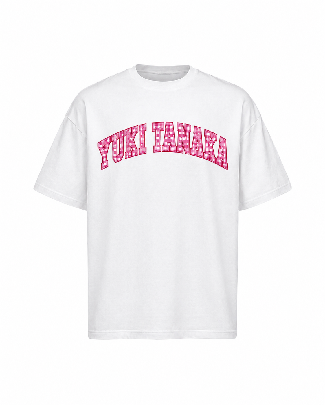 White oversized "college girl" t-shirt