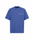 Blue oversized "「ユウキ タナカ" T-shirt