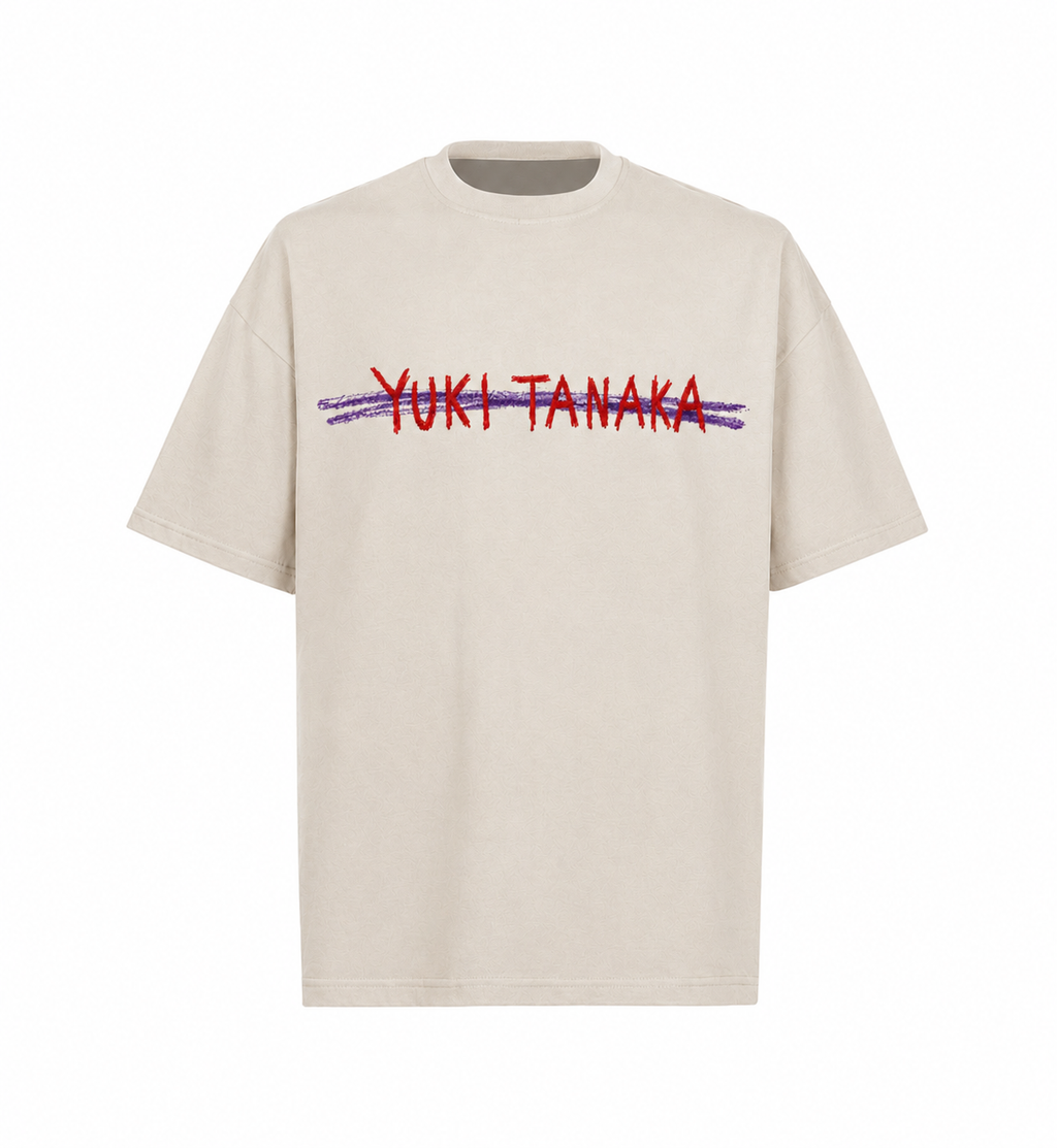 Cream white oversized t-shirt