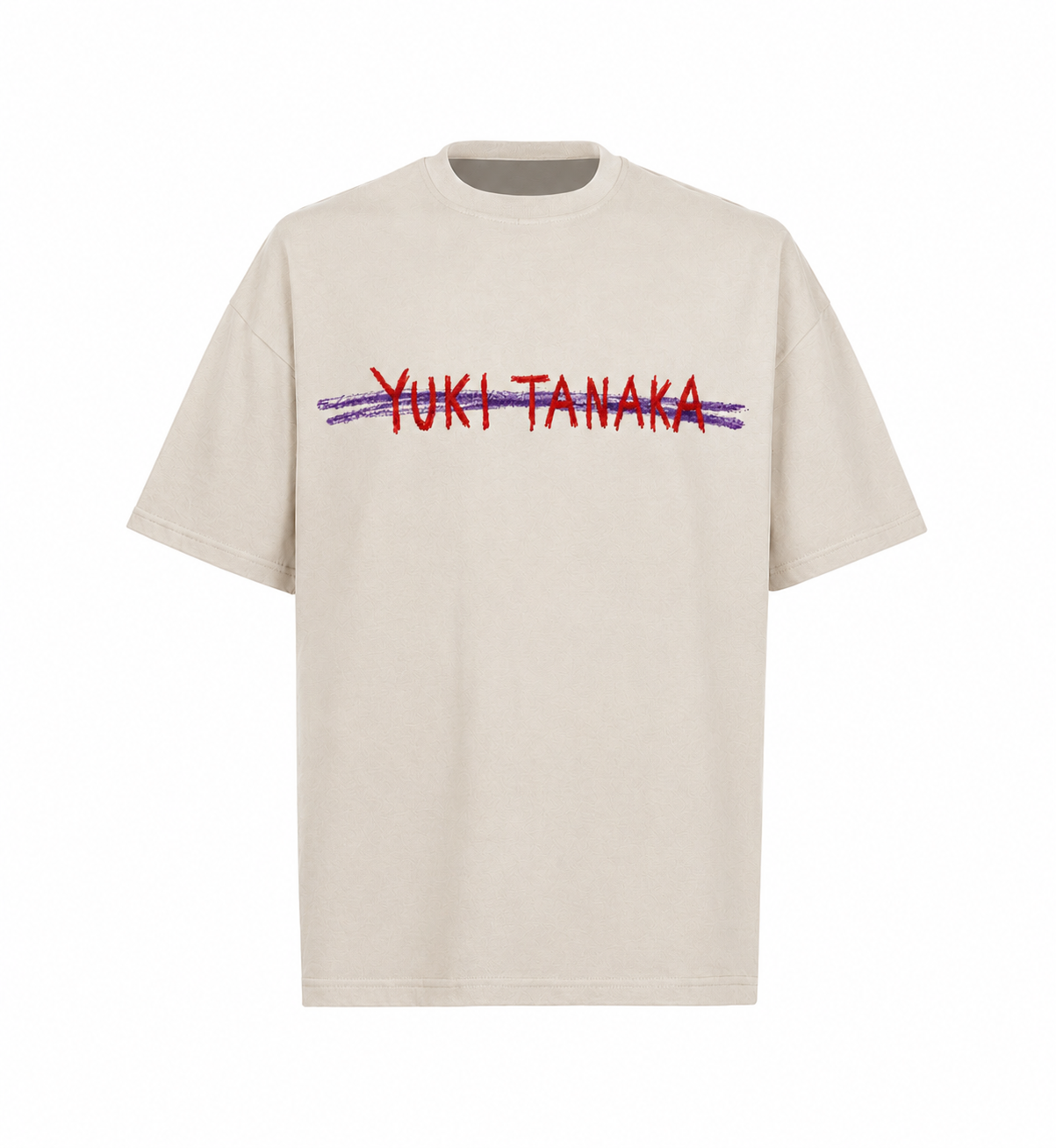 Cream white oversized t-shirt