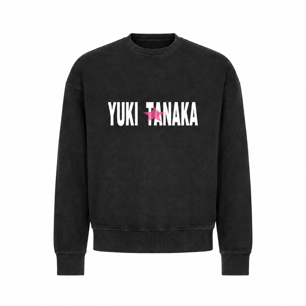 vintage black "rockstar" crewneck Sweater
