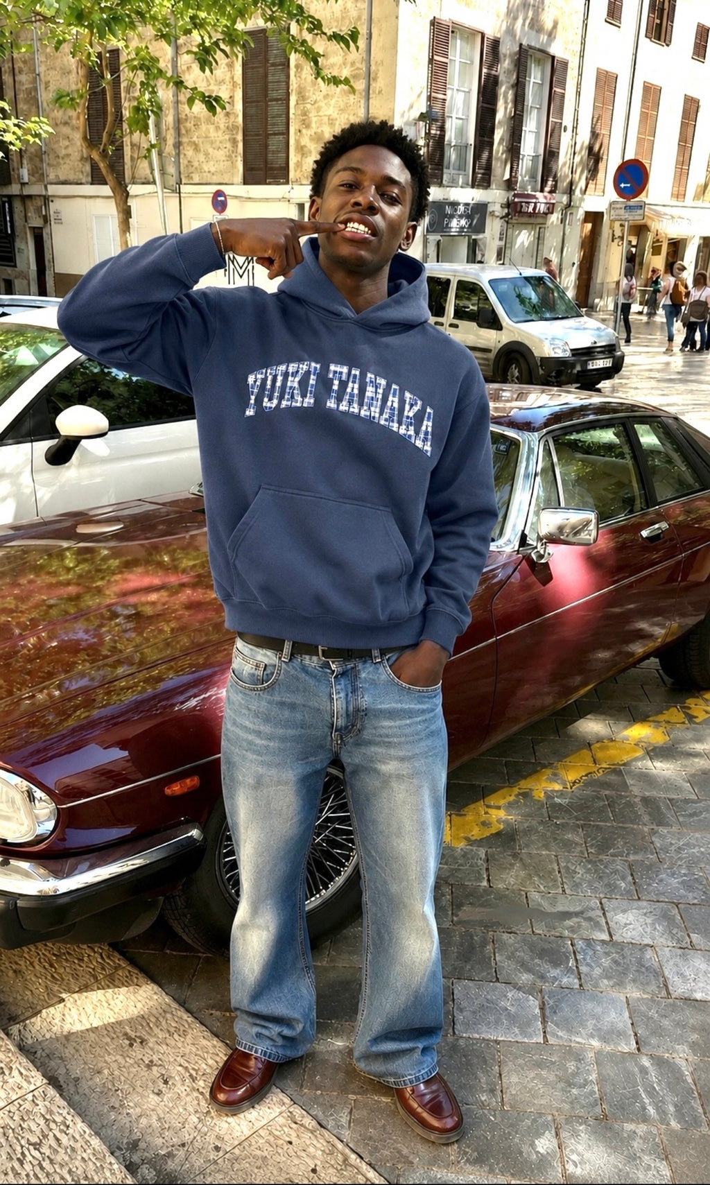 Yuki Tanaka Legacy Hoodie blue