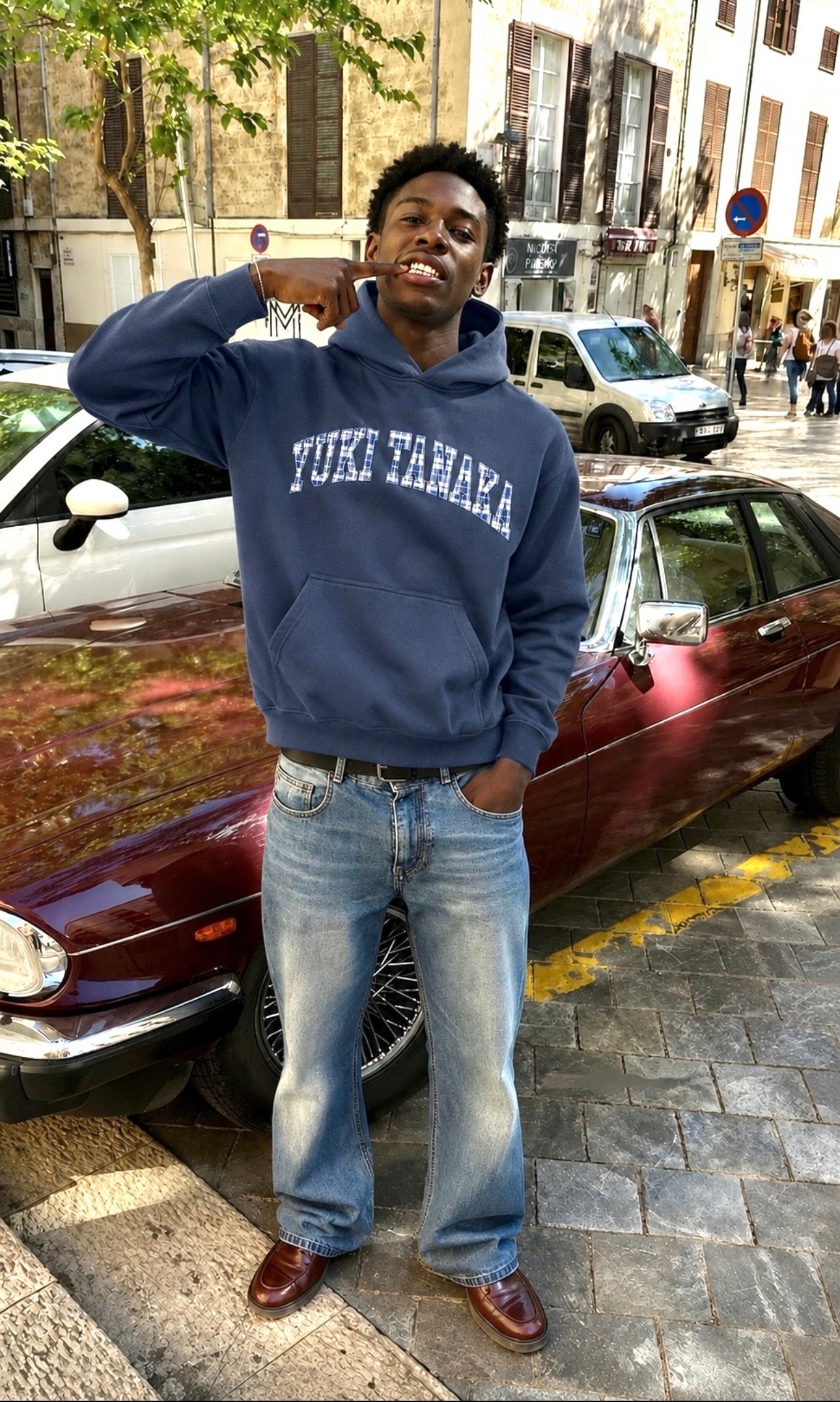 Yuki Tanaka Legacy Hoodie blue